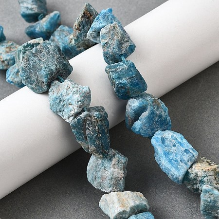 Natural Blue Apatite Beads Strands G-S386-C11-1