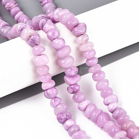 Dyed Natural Yellow Jade Beads Strands G-ZX005-13A-1