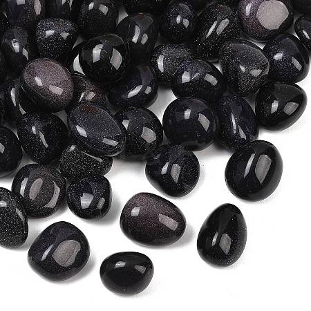 Synthetic Blue Goldstone Beads GG-CBAD0F6-A06-01B-1