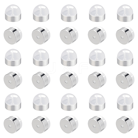 32Pcs Brass Ear Nuts KK-ME0003-62P-1