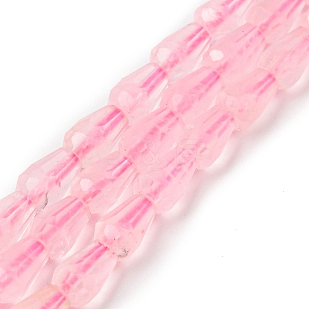 Natural Rose Quartz Beads Strands G-C080-B02-01-1