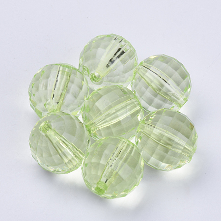 Transparent Acrylic Beads X-TACR-Q254-8mm-V32-1