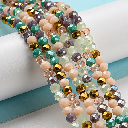 Glass Beads Strands LS-EGLA-A034-M4mm-17-1