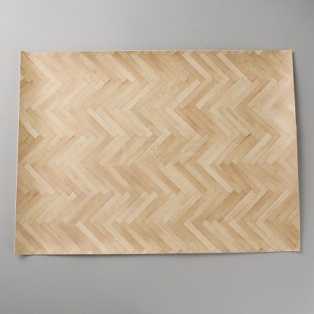 Rectangle Imitation Leather Floor for Dollhouse Accessories DIY-WH0430-755B-1