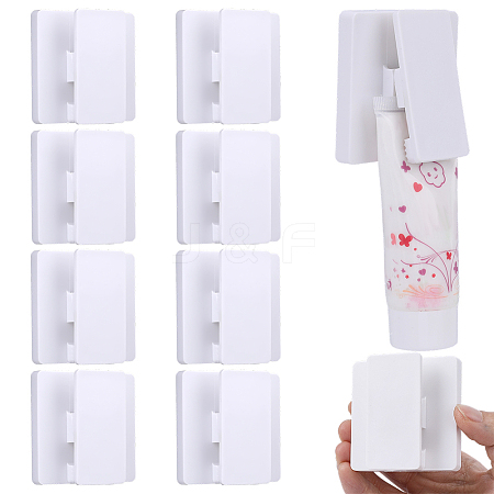 ABS Plastic Wall-mounted Toothpaste Holder AJEW-WH0796-10A-1