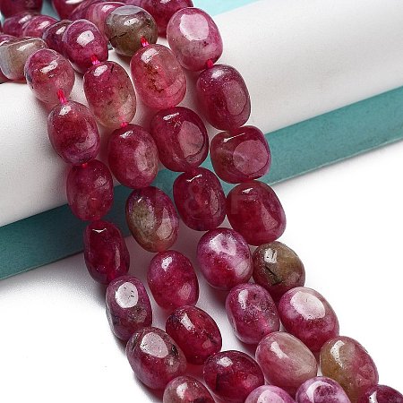 Dyed Natural Malaysia Jade Beads Strands G-P528-I03-01-1