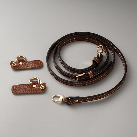 Flat PU Leather Webbing Bag Straps FIND-WH0176-31G-1