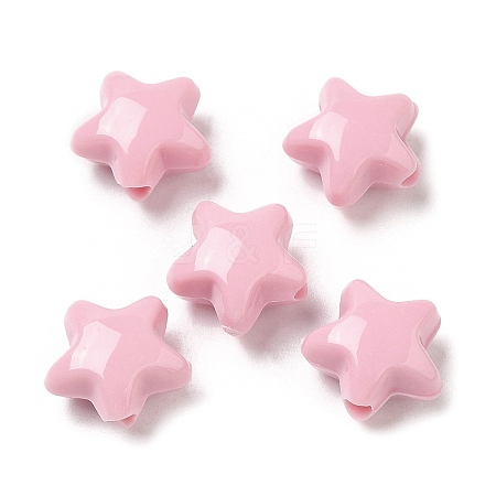 Opaque Acrylic Beads OACR-C016-30C-1