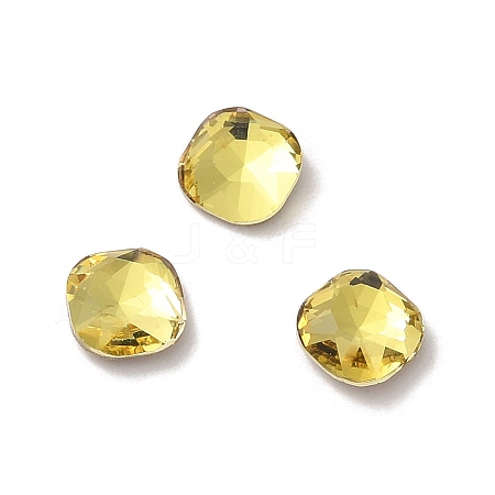 Glass Rhinestone Cabochons RGLA-P037-07A-D226-1