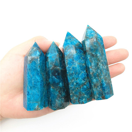 Point Tower Natural Blue Aventurine Home Display Decoration PW23030678501-1