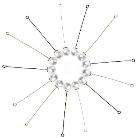 60Pcs 6 Styles Brass Eye Pin FIND-YW0009-96-1