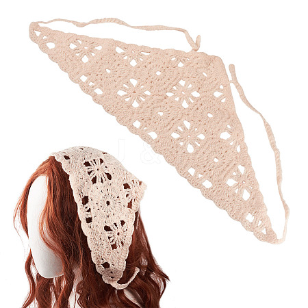 Polyester Triangle Headscarf OHAR-TAC0002-03A-1