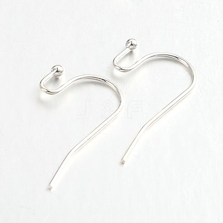 Brass Earring Hooks for Earring Designs X-KK-M142-01S-RS-1