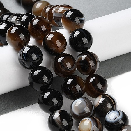 Natural Eye Agate Beads Strands G-NH0019-F01-02-1