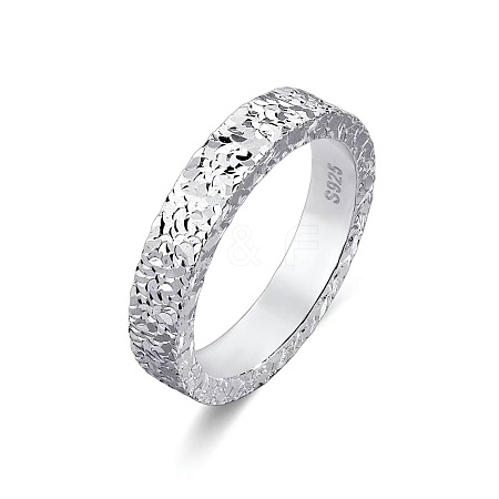 S925 Silver Ice Ring Simple Luxury Design Couple Rings UR9456-19-1