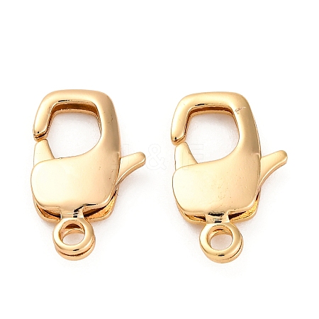 Brass Lobster Claw Clasps X-KK-H513-01A-G-1