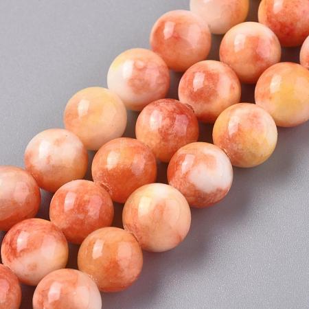 Natural Persian Jade Beads Strands G-H1625-8mm-PR11-1