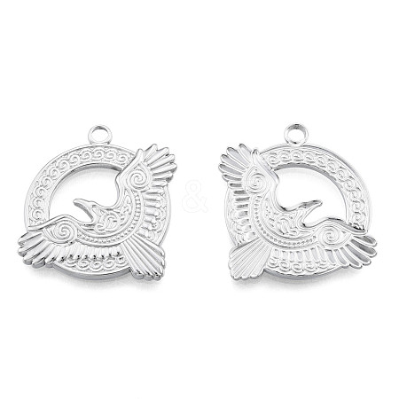Non-Tarnish 201 Stainless Steel Pendants STAS-N098-268P-1