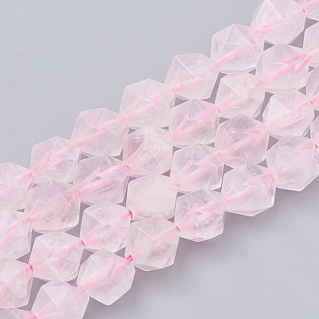 Natural Rose Quartz Beads Strands G-S332-8mm-013-1