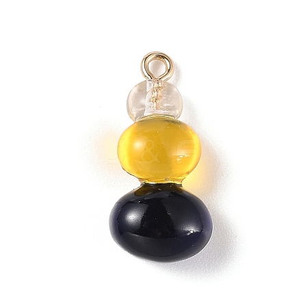 Three Color Resin Pendants LS-RESI-Z016-01C-LG-1