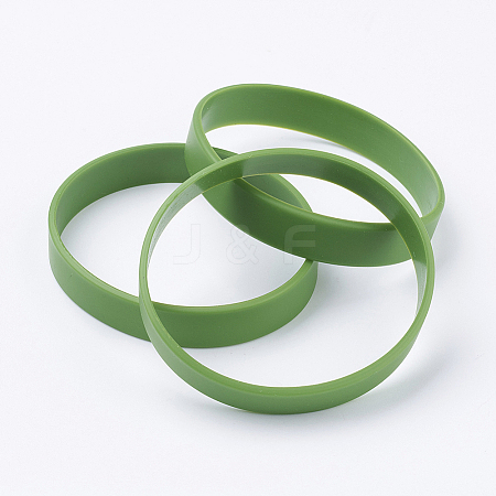 Silicone Wristbands Bracelets LS-BJEW-J176-A-05-1