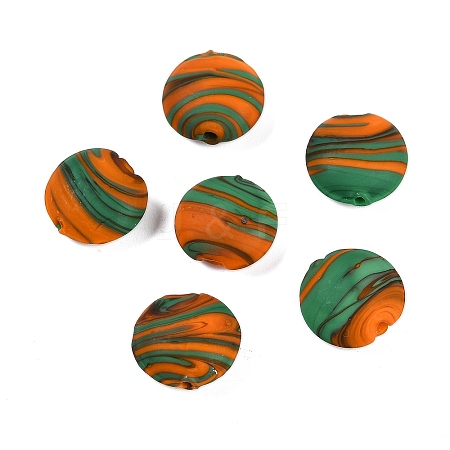 Opaque Handmade Lampwork Beads BLOW-D006-04B-1