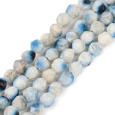 Natural Blue Ice Glacierite Stone Beads Strands G-B092-A01-01-1