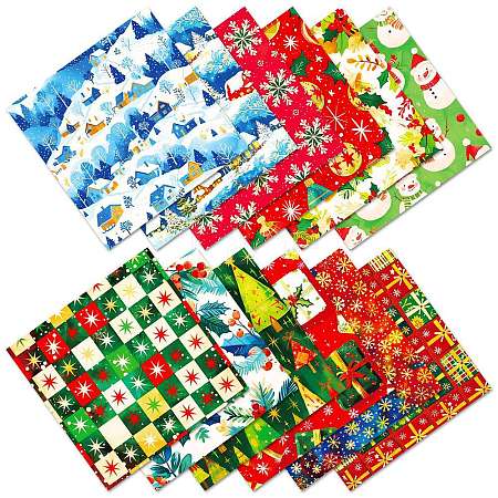 Christmas Pattern Scrapbooking Paper Pads Set STIC-C010-34A-1