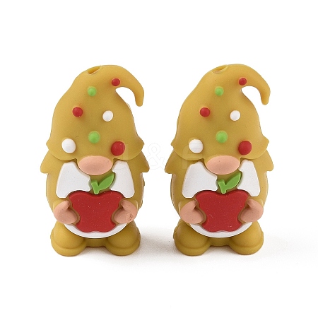 Teachers' Day Themes Silicone Beads SIL-I013-01C-01-1