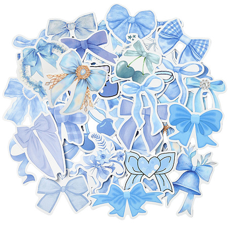 4 Sets PVC Plastic Decorative Sticker Labels DIY-SP0005-32B-1