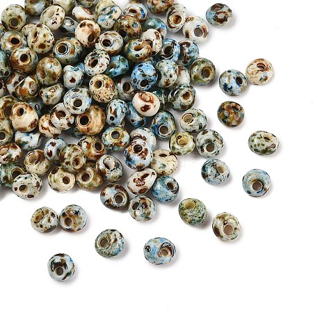 Picasso Glass Seed Beads SEED-Q038-03B-1