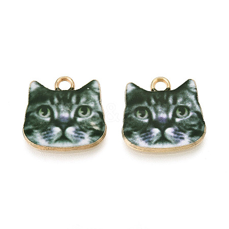 Printed Alloy Pendants PALLOY-WH0108-12A-1