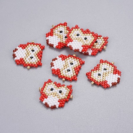 Handmade Japanese Seed Beads Links SEED-P003-06B-1