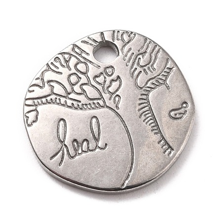 Non-Tarnish 304 Stainless Steel Pendants STAS-B024-57P-1