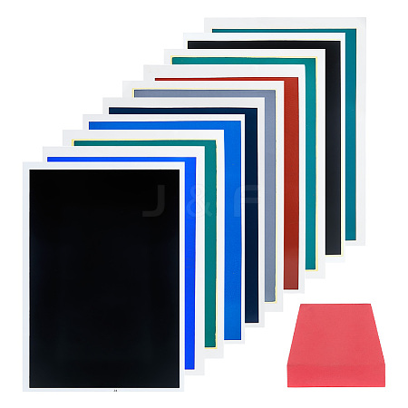10Pcs Paper Engraving Marking Paper for Laser Engraver and Cutting Machine AJEW-WH0596-172-1
