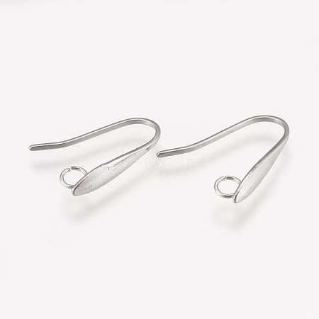 Tarnish Resistant 304 Stainless Steel Earring Hooks STAS-K182-24P-1