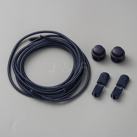 No Tie Elastic Shoe Laces FIND-WH0126-877A-1