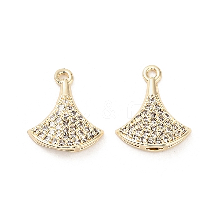 Brass Micro Pave Cubic Zirconia Pendants LS-KK-B133-02G-1