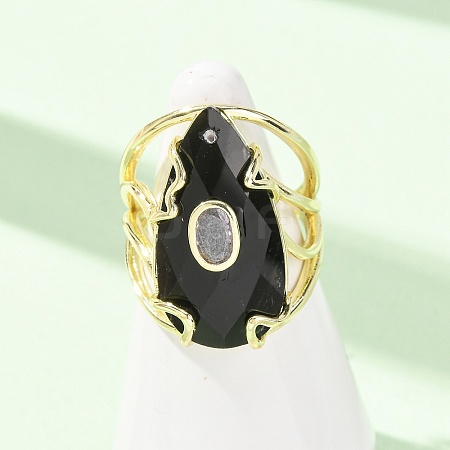 Natural Obsidian Cuff Rings GG-CBA5FCC-03G-07-1