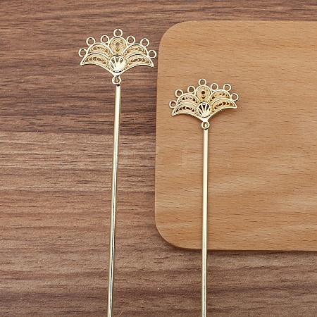 Alloy Hair Stick Findings for Women PW-WGF68B0-04-1