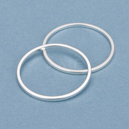 Brass Linking Rings KK-Y003-03G-S-1