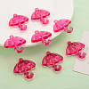 Transparent Acrylic Pendants TACR-T024-01B-906-6