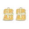 Alloy Enamel Pendants ENAM-Q004-01KCG-01-1