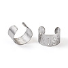 Kissitty 36Pcs 6 Style 304 Stainless Steel Cuff Earring Findings STAS-KS0001-18-4