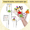 8Pcs 8 Styles Polyester Doll Hat DIY-SC0033-54B-2