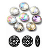 K9 Glass Rhinestone Cabochons RGLA-P035-04B-M-1