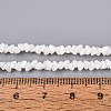 Electroplate Opaque Glass Beads Strands EGLA-Q139-01A-C02-4