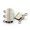 304 Stainless Steel Box Clasps STAS-Q194-26-3
