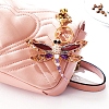 Alloy Rhinestone Keychain PW-WGCC421-01-2