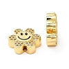 Rack Plating Brass Cubic Zirconia Beads KK-M232-01G-A-2